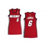 LeBron James, Miami Heat [Rojo] - Mujer